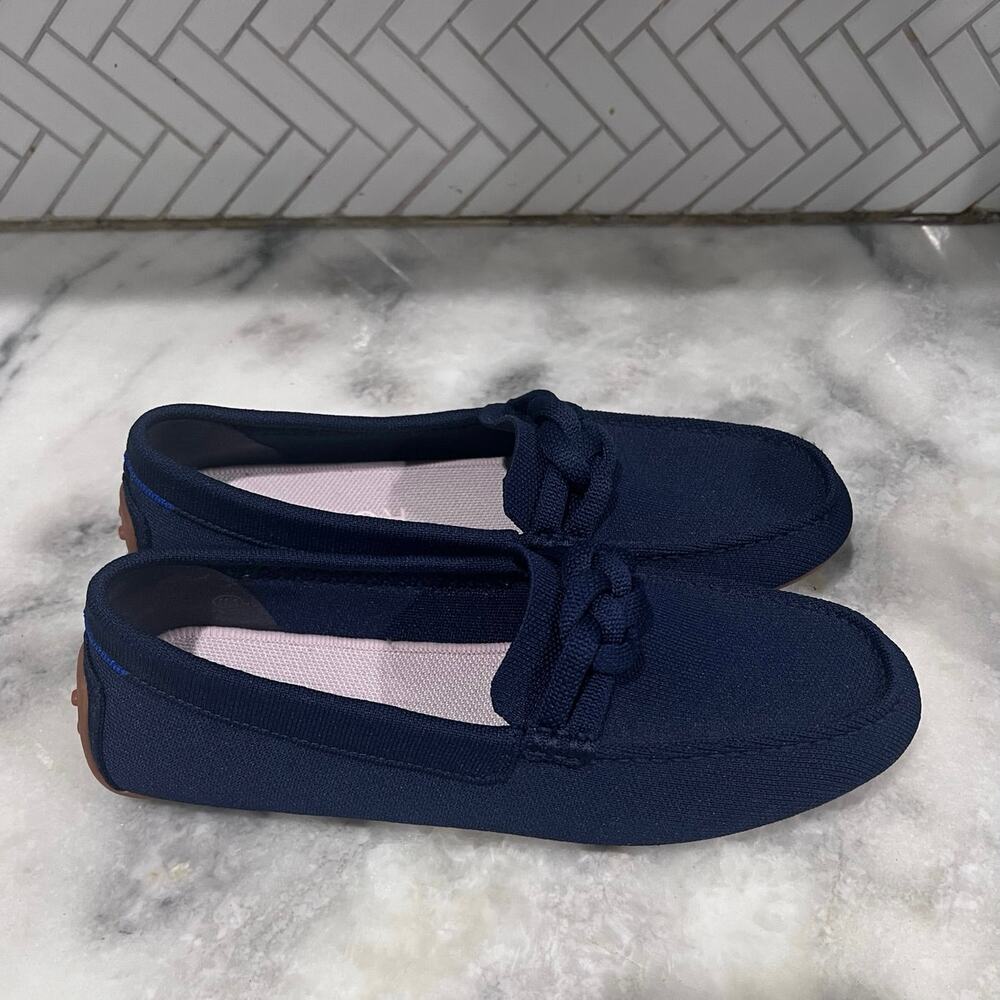 Rothy’s The Driver Navy Knit Loafer Driving Shoe Men’s 10 / W11.5 Gum Sole